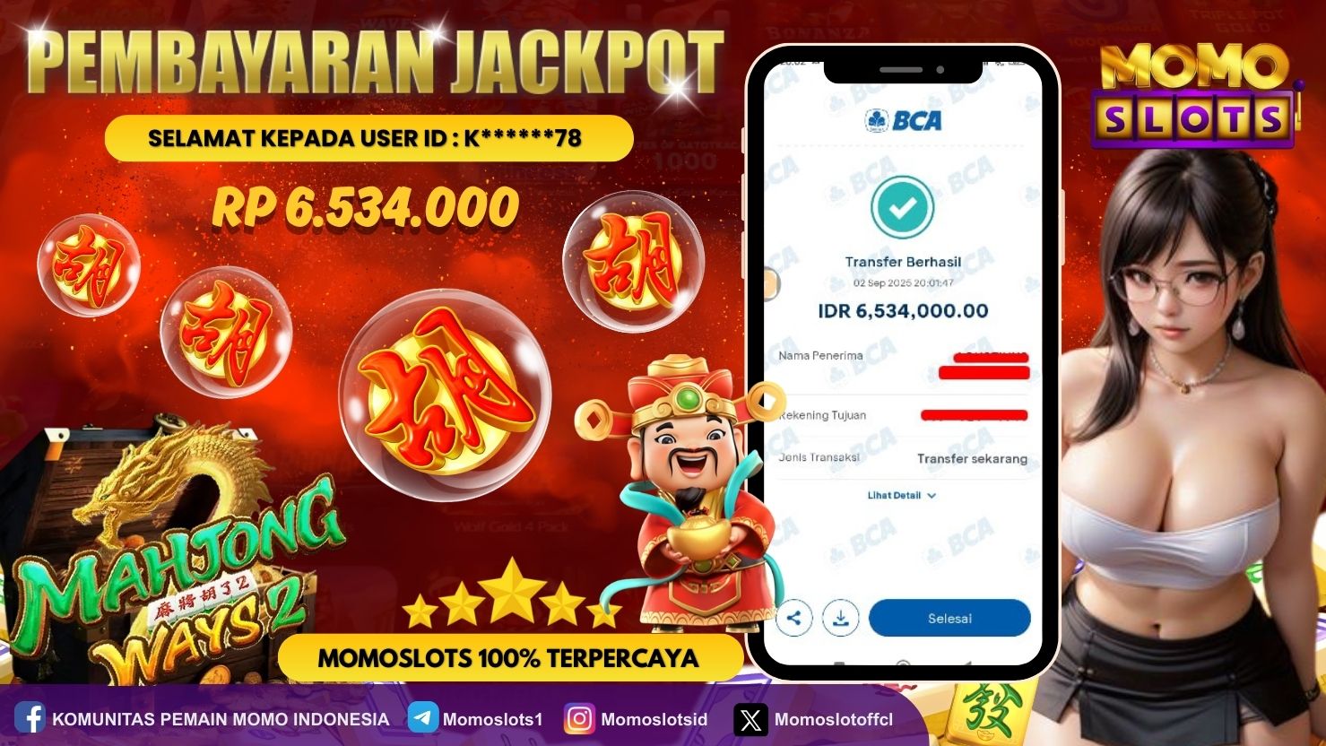 MOMOSLOTS JACKPOT SLOT MAHJONG WAYS 2